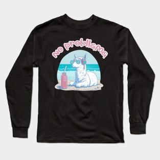 No Probllama Long Sleeve T-Shirt